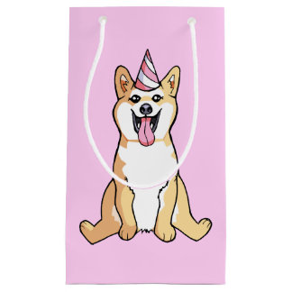 Niedlicher Shiba Inu HundeParty-Hut, der Kleine Geschenktüte