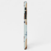 Niedlicher Shiba Inu Verzauberter Winterschneegart iPhone Hülle (Linke Seite)