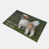Niedlicher Shih Tzu Fußmatte (Schrägansicht)