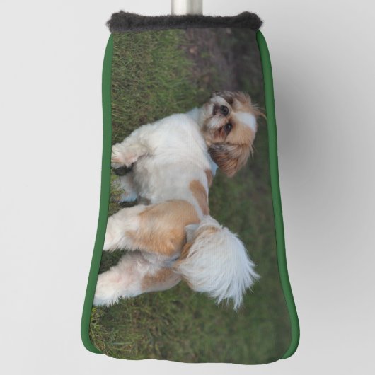 Niedlicher Shih Tzu Golf Headcover (Rotieren 90)