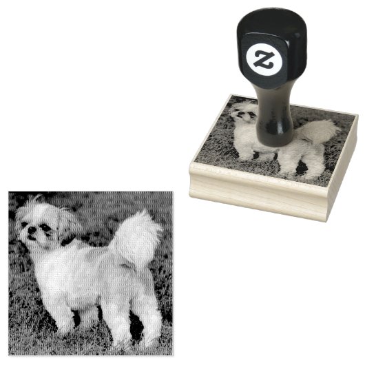 Niedlicher Shih Tzu Gummistempel (Stempel)