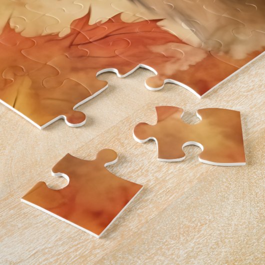 Niedlicher Shih-tzu-Hund/Herbst/Herbst Puzzle (Seite)