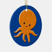 Niedlicher Shiny Octopus Cartoon Keramik Ornament (Rechts)