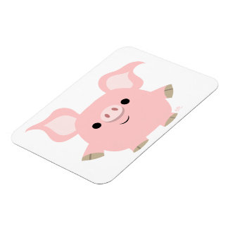 Niedlicher Shorty-Cartoon Flexible Magnet