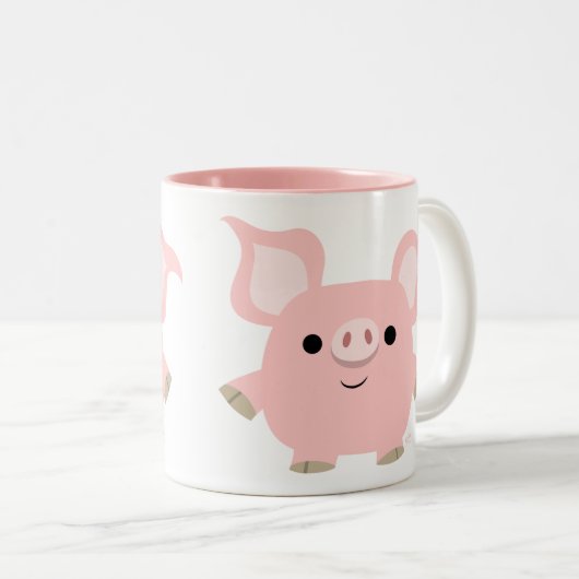 Niedlicher Shorty Cartoon Tasse (VorderseiteRechts)