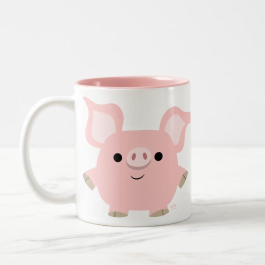 Niedlicher Shorty Cartoon Tasse (Links)