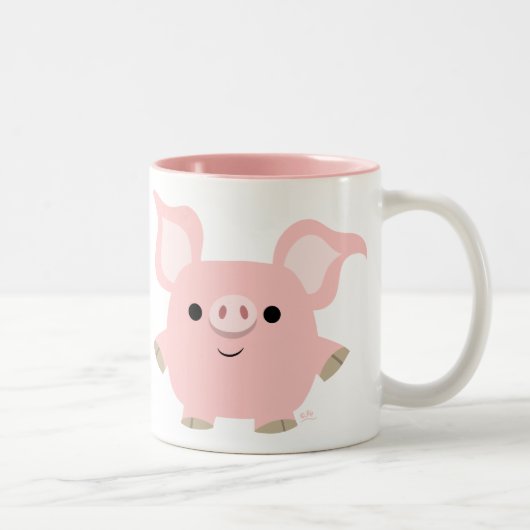 Niedlicher Shorty Cartoon Tasse (Rechts)