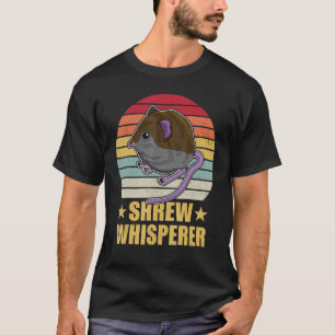 Niedlicher Shrew-Maus-Biologe Insektenfische 14 T-Shirt