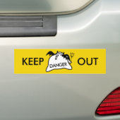 Niedlicher Shy Devil in der LIEBE Autoaufkleber (Auf Auto)