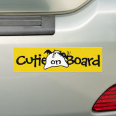 Niedlicher Shy Devil in der LIEBE Autoaufkleber (Auf Auto)