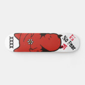 Niedlicher Shy Devil in der LIEBE Skateboard (Horizontal)