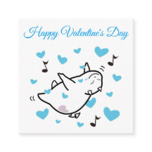 Niedlicher Shy Devil in Happy Hearts Sky Valentine