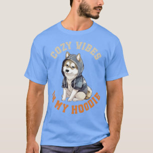 Niedlicher sibirischer Husky-Hund T-Shirt