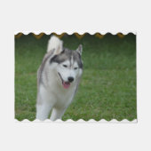 Niedlicher sibirischer Schlittenhund Fußmatte (Vorderseite)
