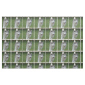 Niedlicher sibirischer Schlittenhund Stoff (Fat Quarter (45,7 x 55,9 cm))