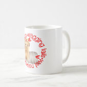 Niedlicher Silky Terrier Hund, schlampige Küsse Kaffeetasse (VorderseiteRechts)