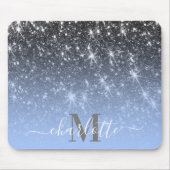 Niedlicher Silver Glitzer Mousepad (Vorne)