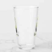 Niedlicher Simple Leprechaun St. Patrick's Day Whi Glas (Links)