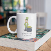 Niedlicher Simple Leprechaun St. Patrick's Day Whi Kaffeetasse