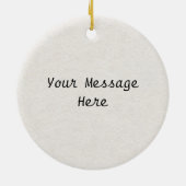 Niedlicher Singing Blue Bird Tree Keramik Ornament (Hinten)