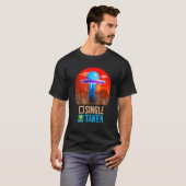 Niedlicher Single oder Alien UFO Valentine T-Shirt (Vorne ganz)