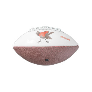 Niedlicher Singvogel Cartoon Football