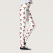 Niedlicher Singvogel Cartoon Leggings (Rechts)