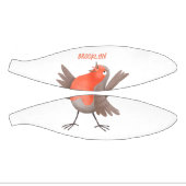 Niedlicher Singvogel Cartoon Mini Basketball (Panele)