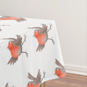 Niedlicher Singvogel Cartoon Tischdecke (Beispiel)