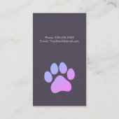 Niedlicher Sitzplatz/Sitzplatzkarte Visitenkarte (Rückseite)