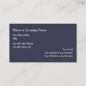 Niedlicher Sitzplatz Visitenkarte (Rückseite)