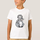 Niedlicher Sitzring-Lemur T-Shirt (Vorderseite)