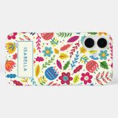 Niedlicher skandinavischer Blumenbezirk Personalis Case-Mate iPhone Hülle (Rückseite (Horizontal))