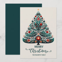 niedlicher skandinavischer Weihnachtsbaum