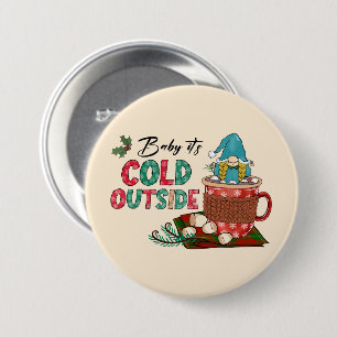 Niedlicher skandinavischer Weihnachtsgnome & Hot C Button