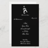 Niedlicher Skateboarder Name und Text hinzufügen Briefpapier (Vorne/Hinten)