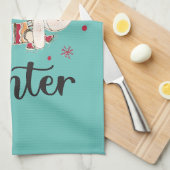 Niedlicher Skaten Geschirrtuch (Viertel Falte)