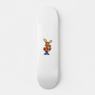 Niedlicher Skater   Hintergrundfarbe auswählen Skateboard