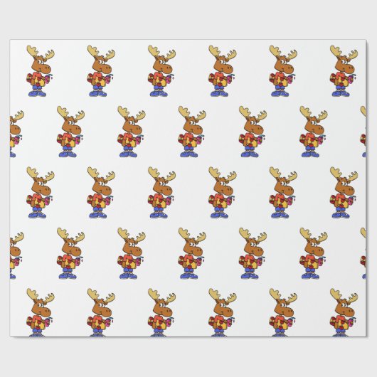 Niedlicher Skater| Hintergrundfarbe Geschenkpapier (Flach)