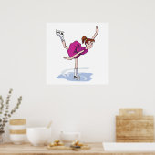 niedlicher Skater Poster (Küche)