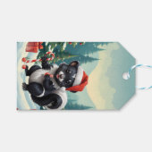 Niedlicher Skunk Cartoon Geschenkanhänger (Vorderseite (Horizontal))