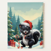 Niedlicher Skunk Cartoon Planer (Rückseite)