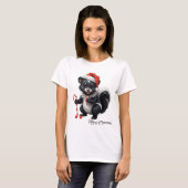 Niedlicher Skunk Cartoon T-Shirt (Vorne ganz)