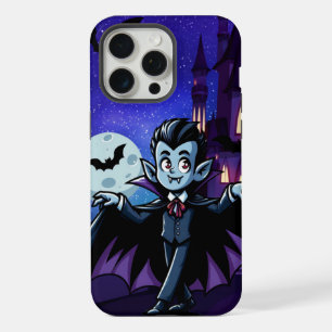 Niedlicher, skurriler Halloweenvampir iPhone 15 Pro Max Hülle