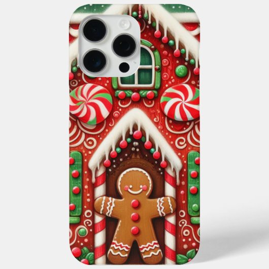 Niedlicher, skurriler Lebkuchen Case-Mate iPhone Hülle (Rückseite)