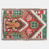 Niedlicher, skurriler Lebkuchen Decke (Vorderseite)