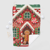 Niedlicher, skurriler Lebkuchen Golfhandtuch (Insitu)