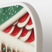 Niedlicher, skurriler Lebkuchen Pickleball Schläger (Linke Seite)