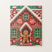 Niedlicher, skurriler Lebkuchen Puzzle (Vertikal)