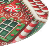 Niedlicher, skurriler Lebkuchen Schneidebrett (Ecke)